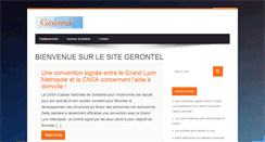 Desktop Screenshot of gerontel.fr