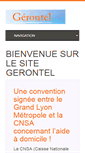 Mobile Screenshot of gerontel.fr